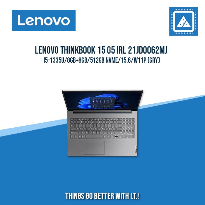LENOVO THINKBOOK 15 G5 IRL 21JD0062MJ I5-1335U/8GB+8GB/512GB NVME | BEST FOR STUDENTS AND FREELANCERS LAPTOP LENOVO THINKBOOK 15 G5 IRL 21JD0062MJ I5-1335U/8GB+8GB/512GB NVME | BEST FOR STUDENTS AND FREELANCERS LAPTOP